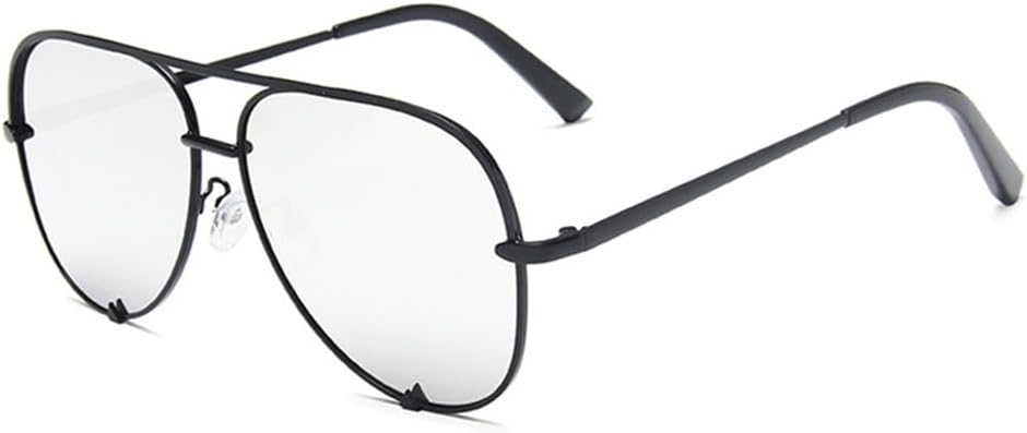 

Металлические солнцезащитные очки с двойной перемычкой для женщин и мужчин, градиентная защита от ультрафиолета UV400, для занятий спортом на открытом воздухе, бега и езды на велосипеде generic, Black Silver