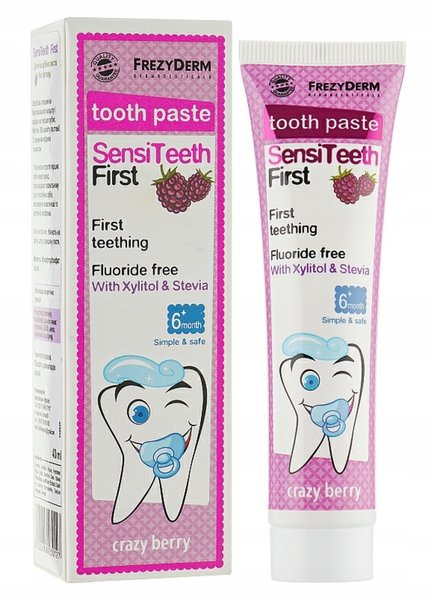 

Зубная паста для детей от 6 месяцев FREZYDERM SensiTeeth First 40 мл