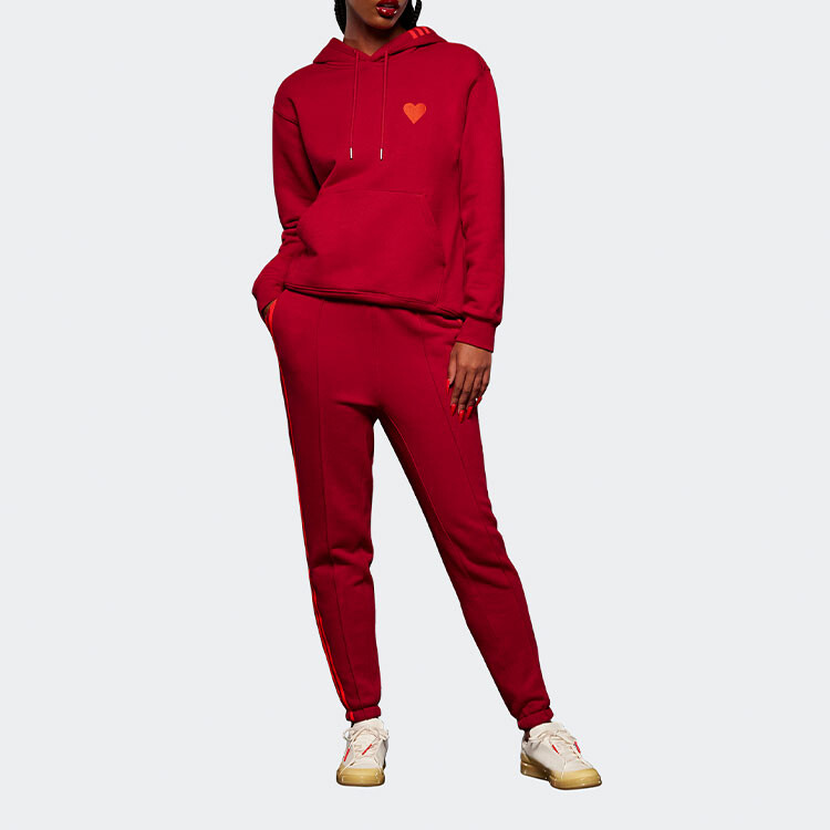 Штаны спортивные IVY PARK Knit Unisex Red Adidas, красный — фото 3
