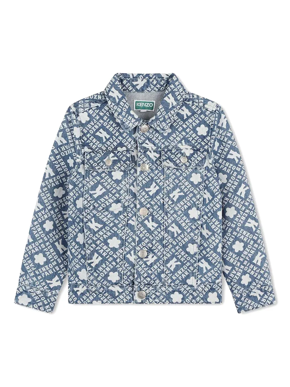 

Куртка с логотипом Kenzo Kids, синий