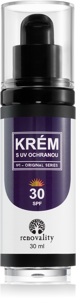 

Минеральный крем с защитой от ультрафиолета для лица spf 30 Renovality, 30 мл