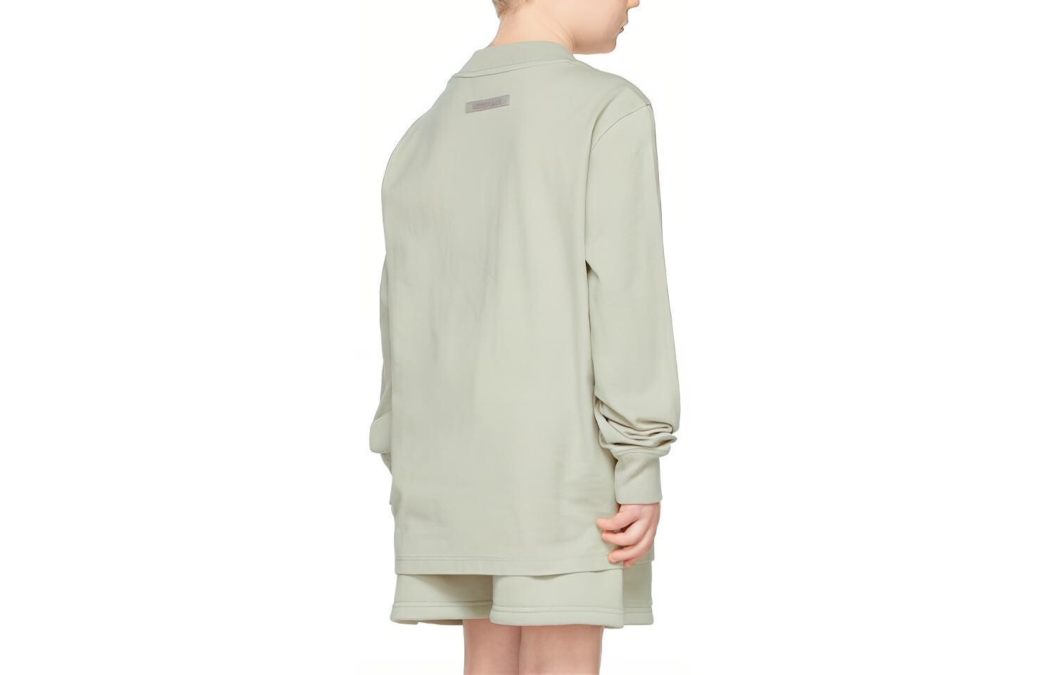 Детская футболка Fear Of God Essentials, зеленый — фото 2