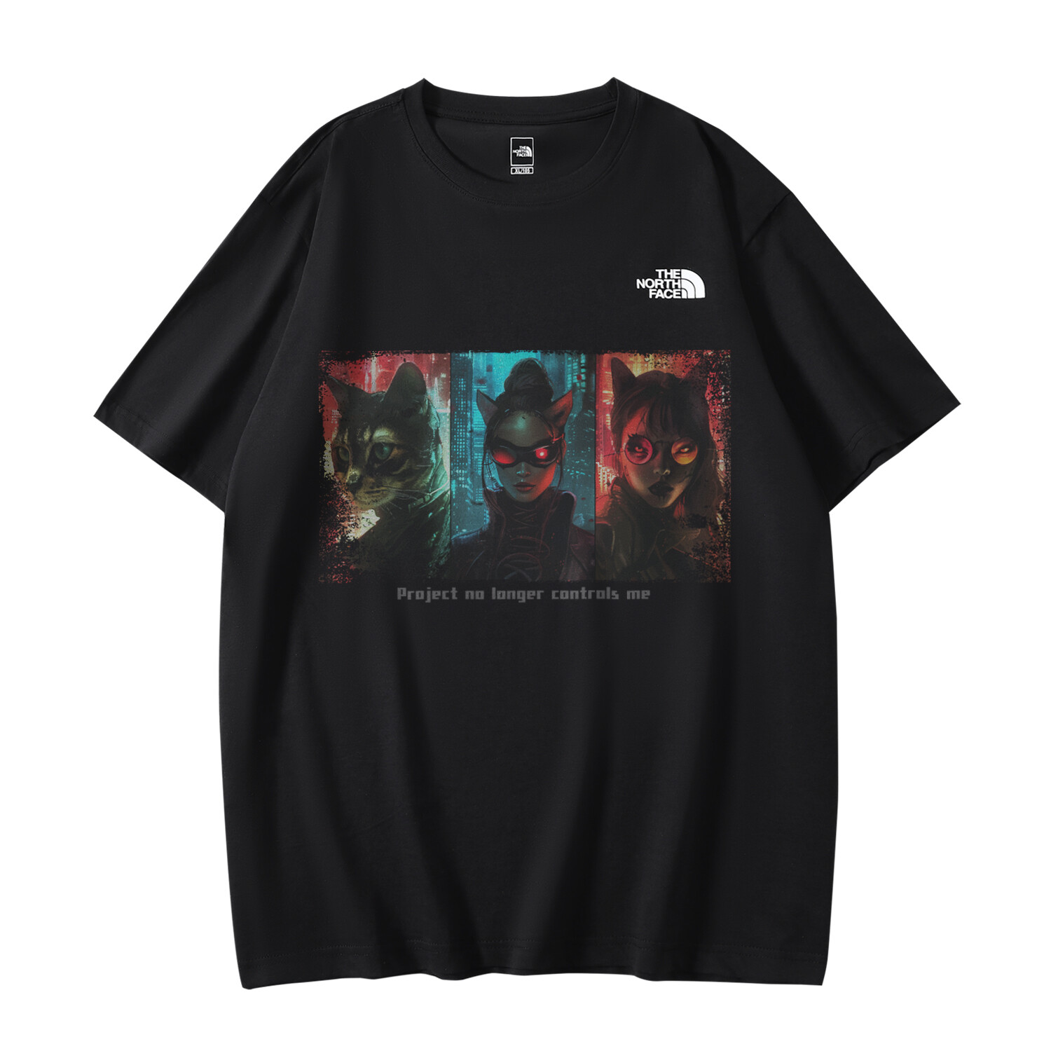 

Футболка унисекс черная The North Face, черный