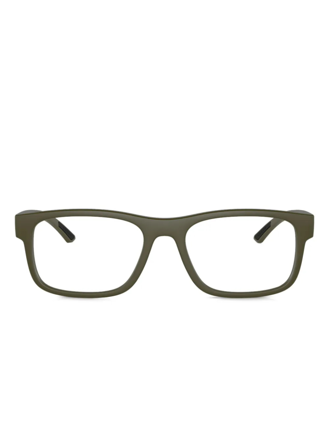 

Prada Linea Rossa rectangle-frame очки, зеленый