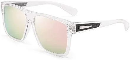 

Ретро большие квадратные солнцезащитные очки для женщин и мужчин, для вождения, большие солнцезащитные очки для женщин и мужчин, черные MTZJH, Transparent Pink