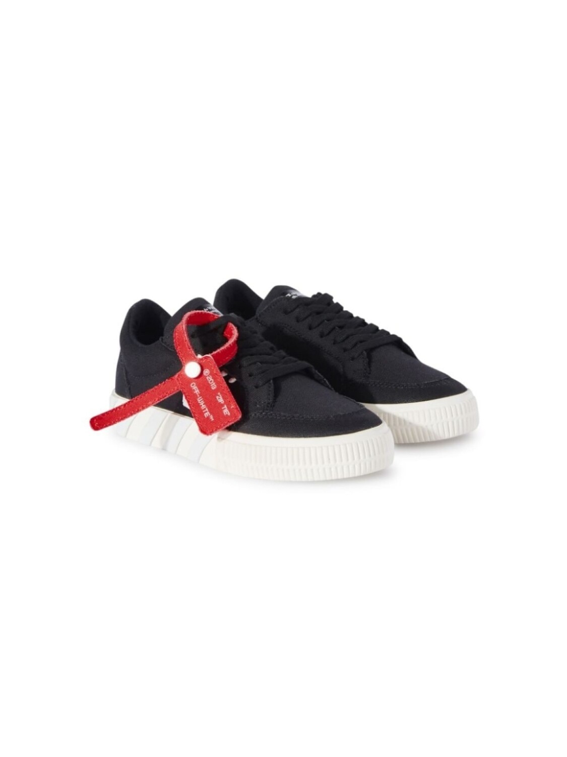 

Off-White Kids кеды Vulcanized, черный