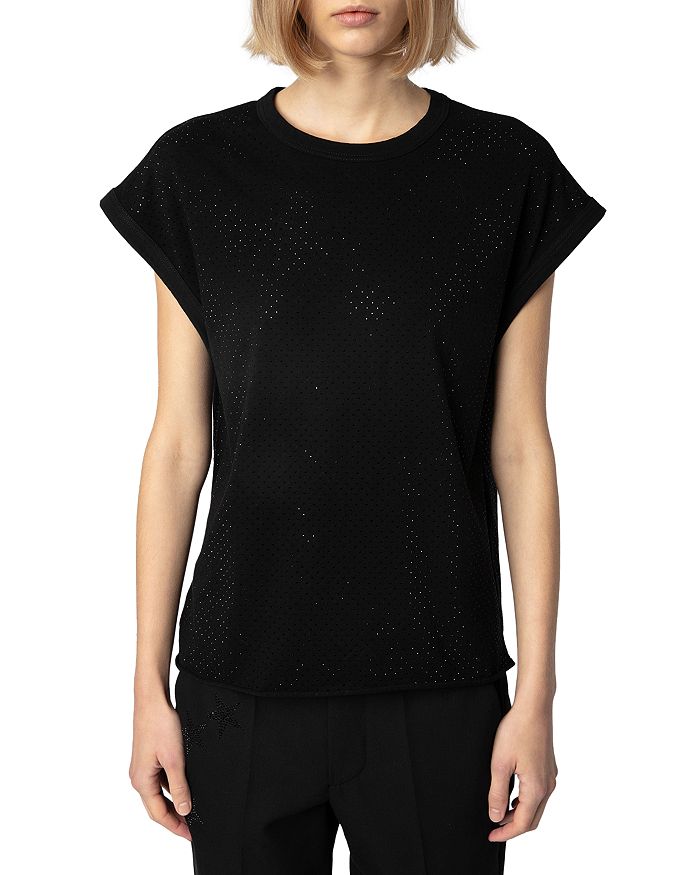 

Топ Cecilia HC AO Strass Noir Zadig & Voltaire, черный