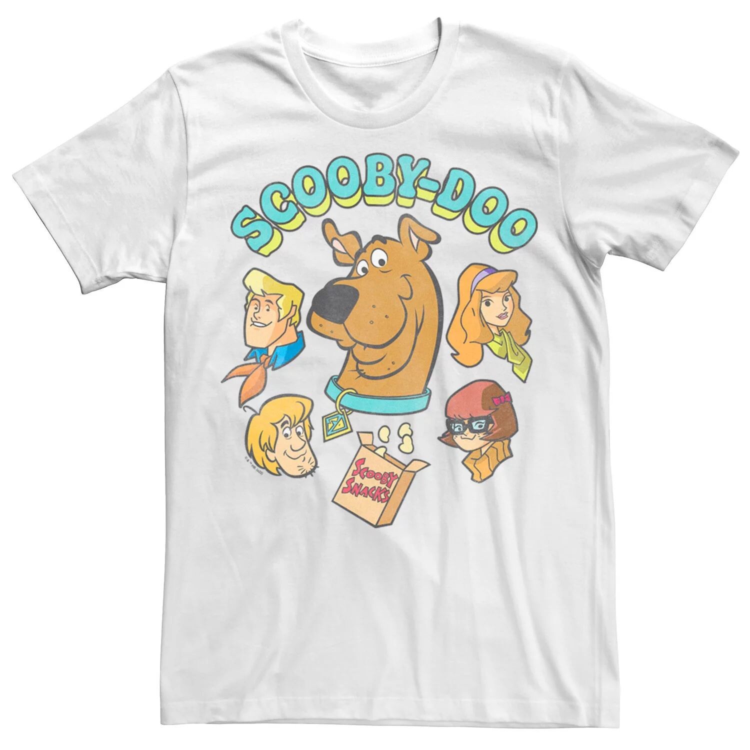 

Мужская футболка Scooby Doo Mystery Gang Scooby Snacks Licensed Character, Белый, Мужская футболка Scooby Doo Mystery Gang Scooby Snacks Licensed Character