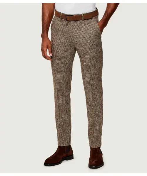 

Шерстяные брюки держали Slim fit Tiger Of Sweden, бежевый