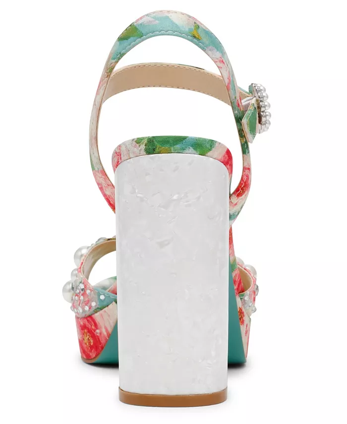 Сандалии Avian Platform Dress Betsey Johnson, мультиколор — фото 3