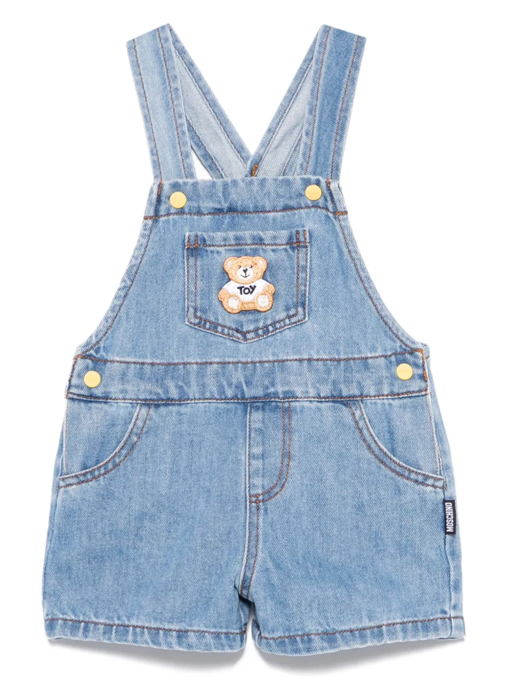 

Комбинезон с нашивкой Teddy Bear Moschino Kids, синий
