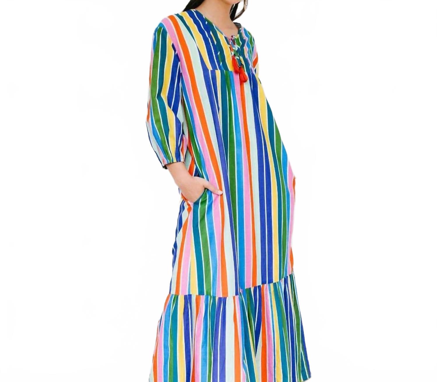 

Платье Copa в радужную полоску Sunshine Tienda, Rainbow Stripe