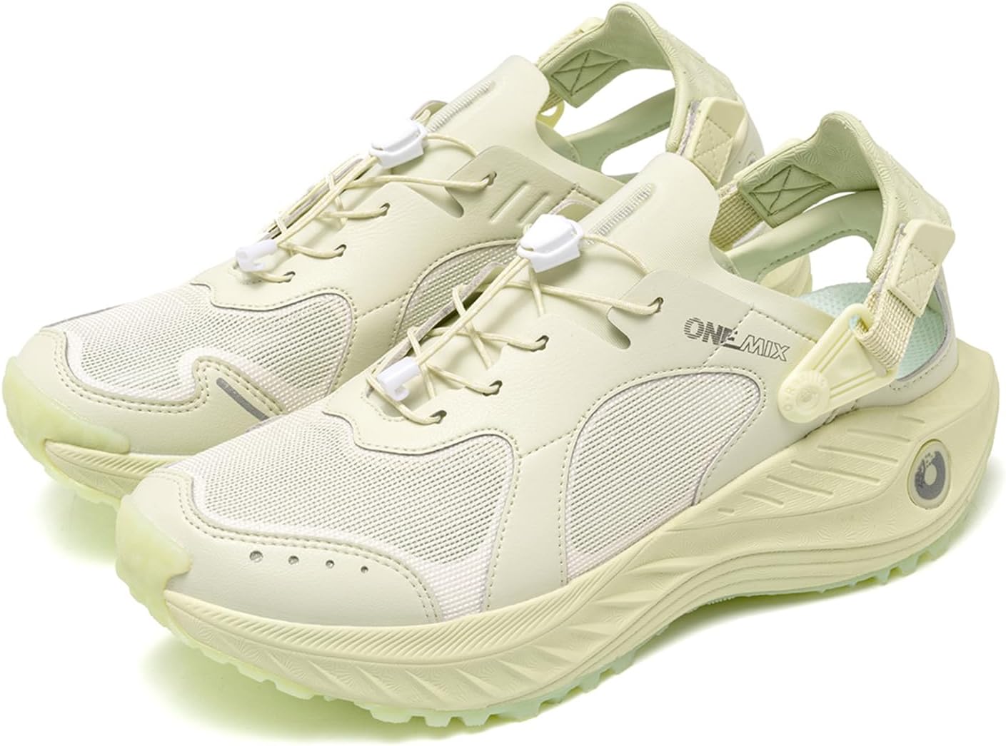 

Мужские водные туфли ONEMIX амфибийные широкие - закрытые походные сандалии летние, для активного отдыха на улице, нескользящие, для реки, быстросохнущие аква-обувь, желтый