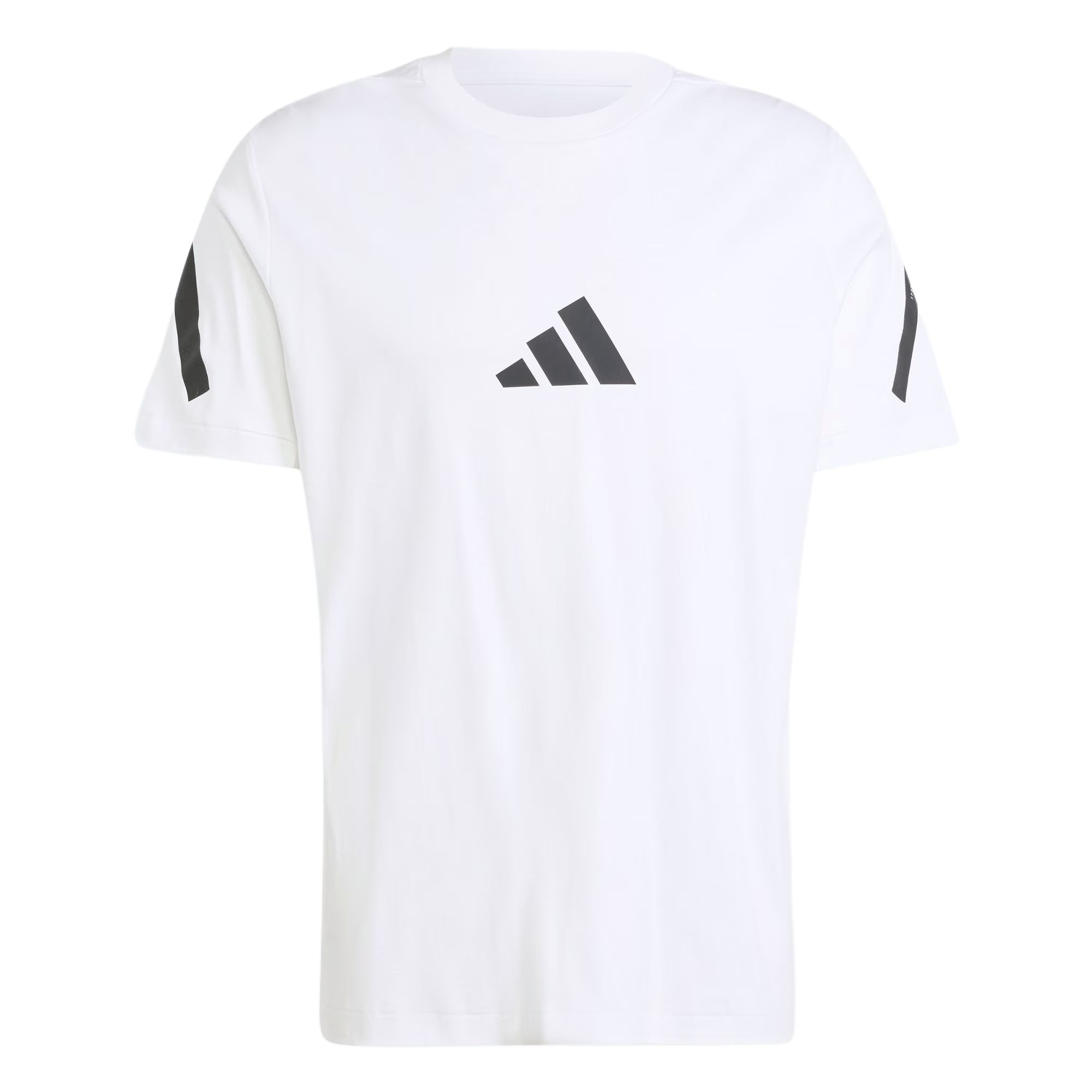 Футболка Z.N.E.T с контрастным логотипом Adidas, белый — фото 2