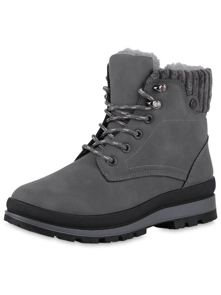

Ботильоны VAN HILL Worker Boots Amelia, темно-серый
