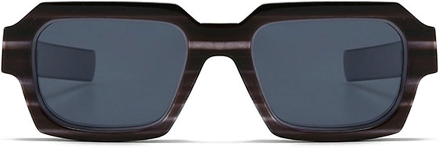 

Willochra Классические панк-солнцезащитные очки квадратной формы для мужчин, роскошные ретро-очки прямоугольной формы для женщин, толстая оправа, модные желтые очки F27, C2