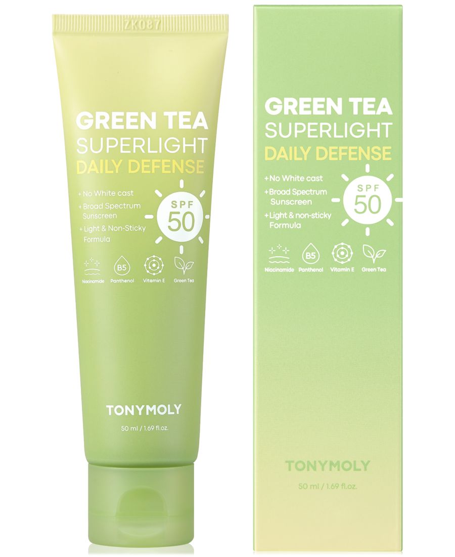 

Солнцезащитный крем Green Tea Superlight Daily Defense TONYMOLY, No Color