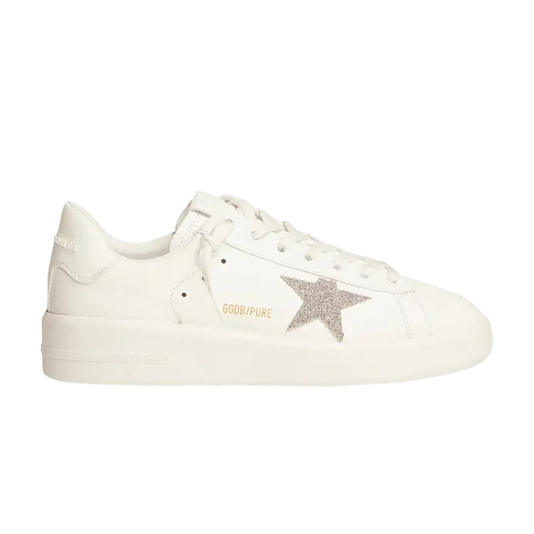 Кроссовки Golden Goose Swarovski x Golden Goose Wmns Purestar White Crystal Star, белый