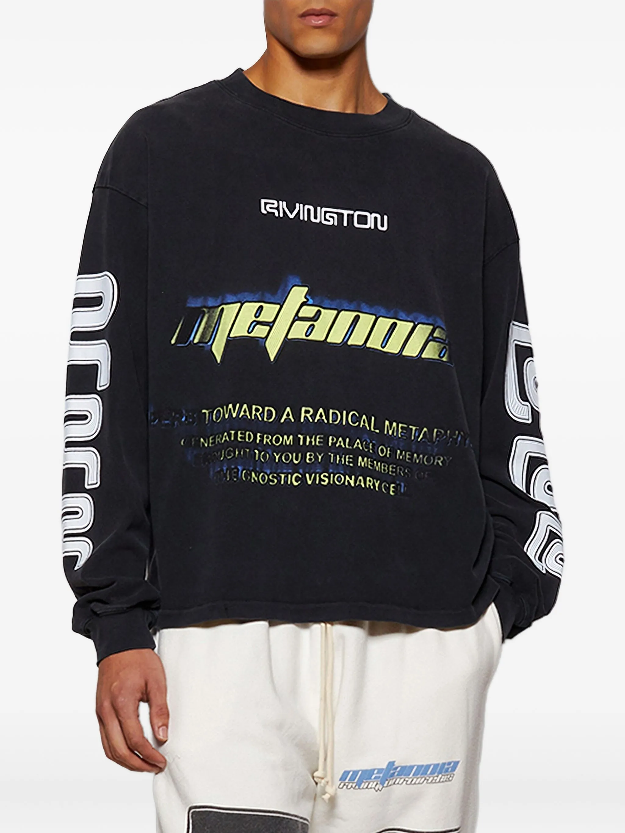 

Футболка radical paper garden с длинными рукавами Rrr123, черный