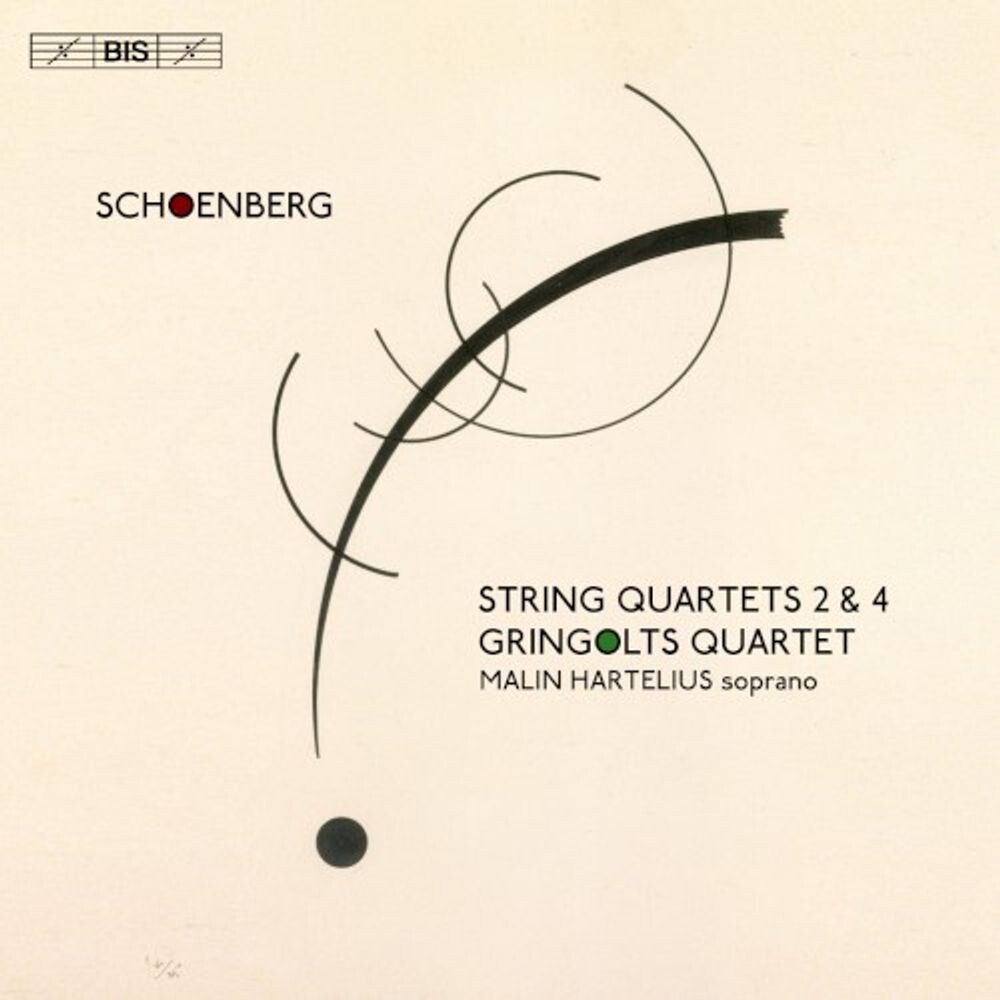 

Диск CD String Quartets 2 & 4 [Sacd] [SUPER-AUDIO CD] - Arnold Schoenberg, Gringolts Quartet, Malin Hartelius