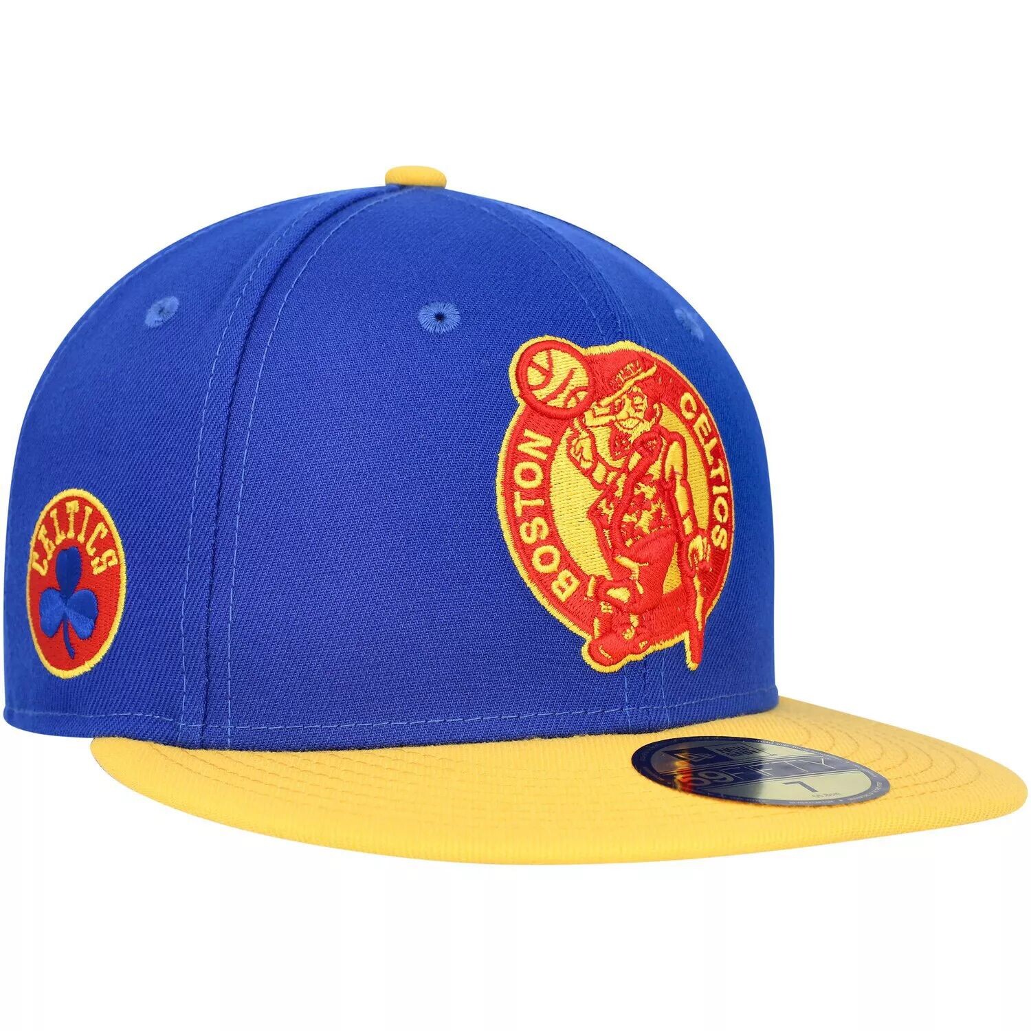 

Мужская кепка New Era Blue Boston Celtics с боковой нашивкой 59FIFTY