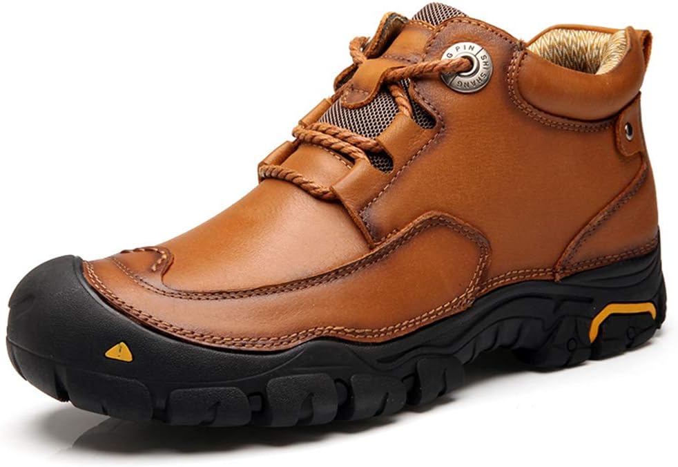 

Мужские туристические ботинки, осенне-зимние с хлопковой подкладкой, горные ботинки для улицы и бездорожья, тактические ботинки, черные - 46/UK 11.5/US 12 Jlfzc