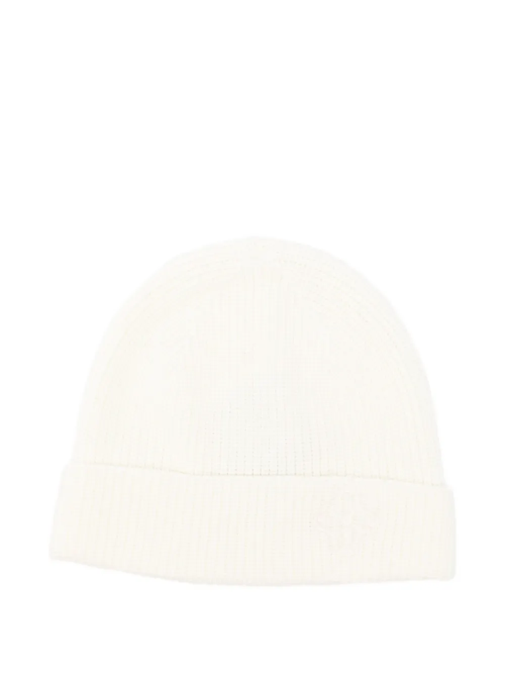 

Шерстяная шапка с ребристыми краями Tagliatore, белый