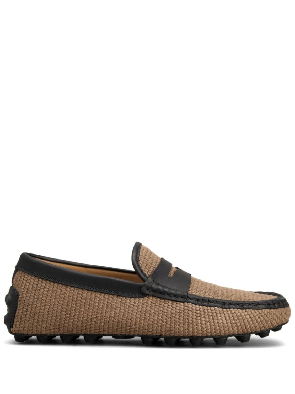 

Tod's лоферы в стиле колор-блок, нейтральный цвет
