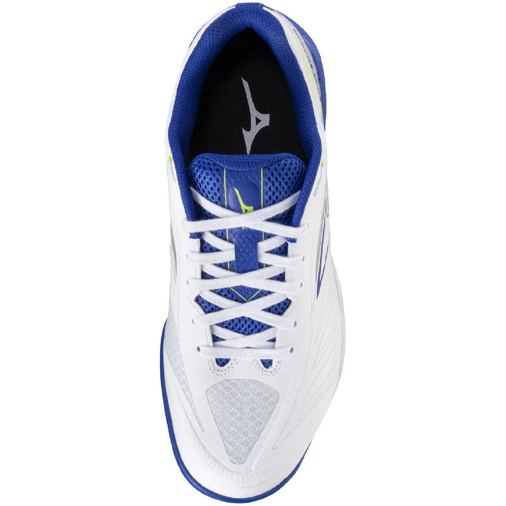 Кроссовки для настольного тенниса «Wave Medal 8 Wide» от Mizuno, White X Blue — фото 4