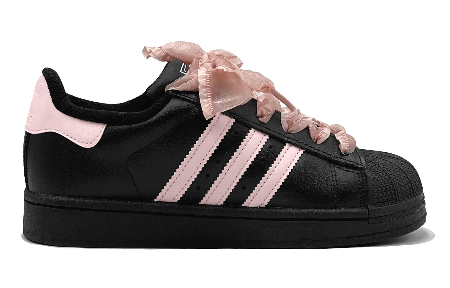 Adidas Originals Superstar 2 Low top Skateboard Shoes Unisex Pink Black — фото 4