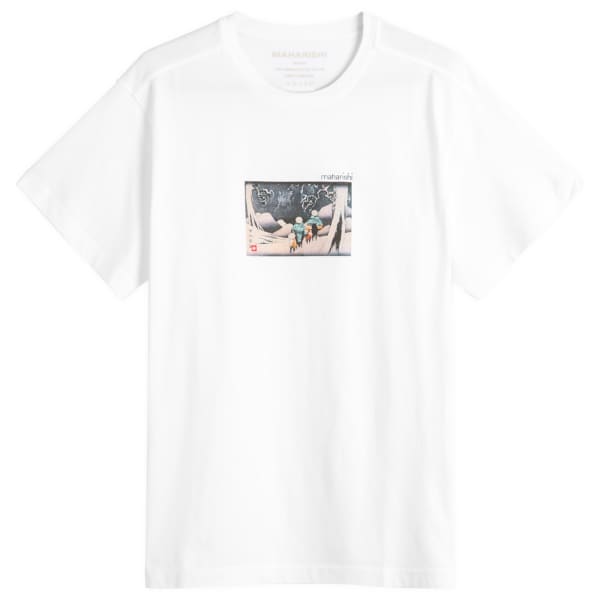 

Путешественники в снегу футболка Maharishi, white