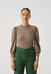 

Топ с длинными рукавами ONLNELLA HIGHNECK Only Petite, коричневый