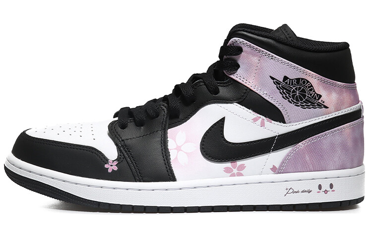 

Кроссовки Air Jordan 1 Vintage Basketball Shoes Men Mid-Top White