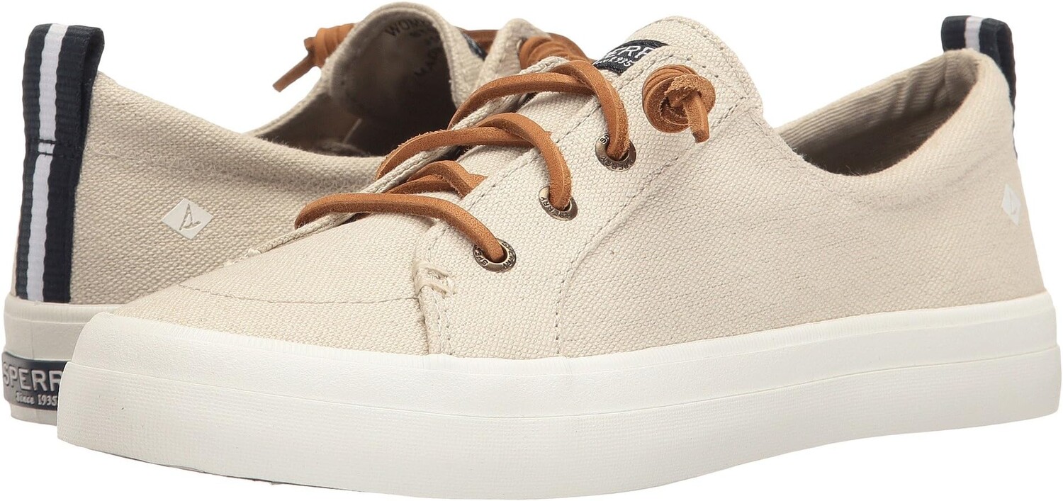 Кроссовки Crest Vibe Washed Linen Sperry, цвет Oat