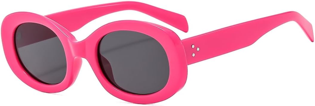 

Солнцезащитные очки с защитой UV400 | Овальные заклепки, круглые, градиентный серый цвет | для женщин и мужчин, для занятий спортом на открытом воздухе и вождения DSVIGF, 07