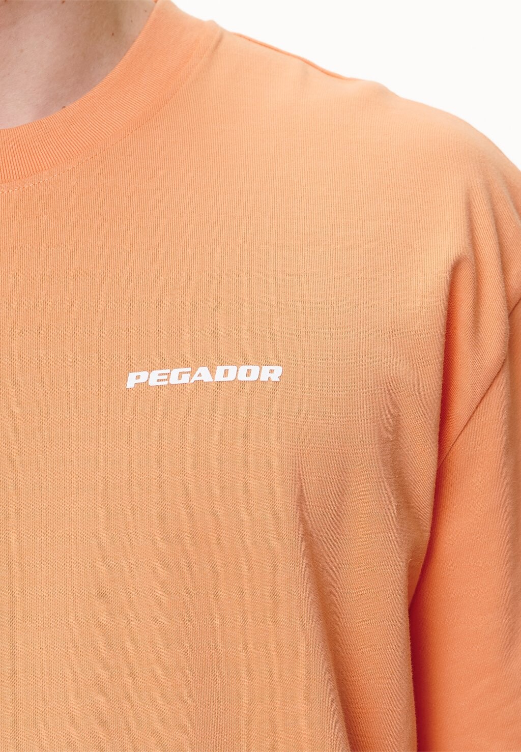 

Базовая футболка Pegador, мытый абрикос/белая резинка Logo Tee