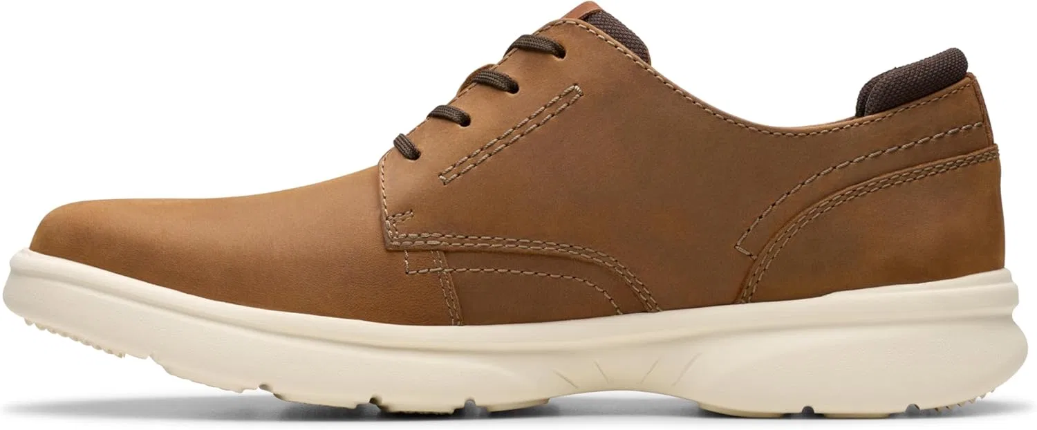Мужские оксфорды Clarks Bradley Plain, Light Brown — фото 4