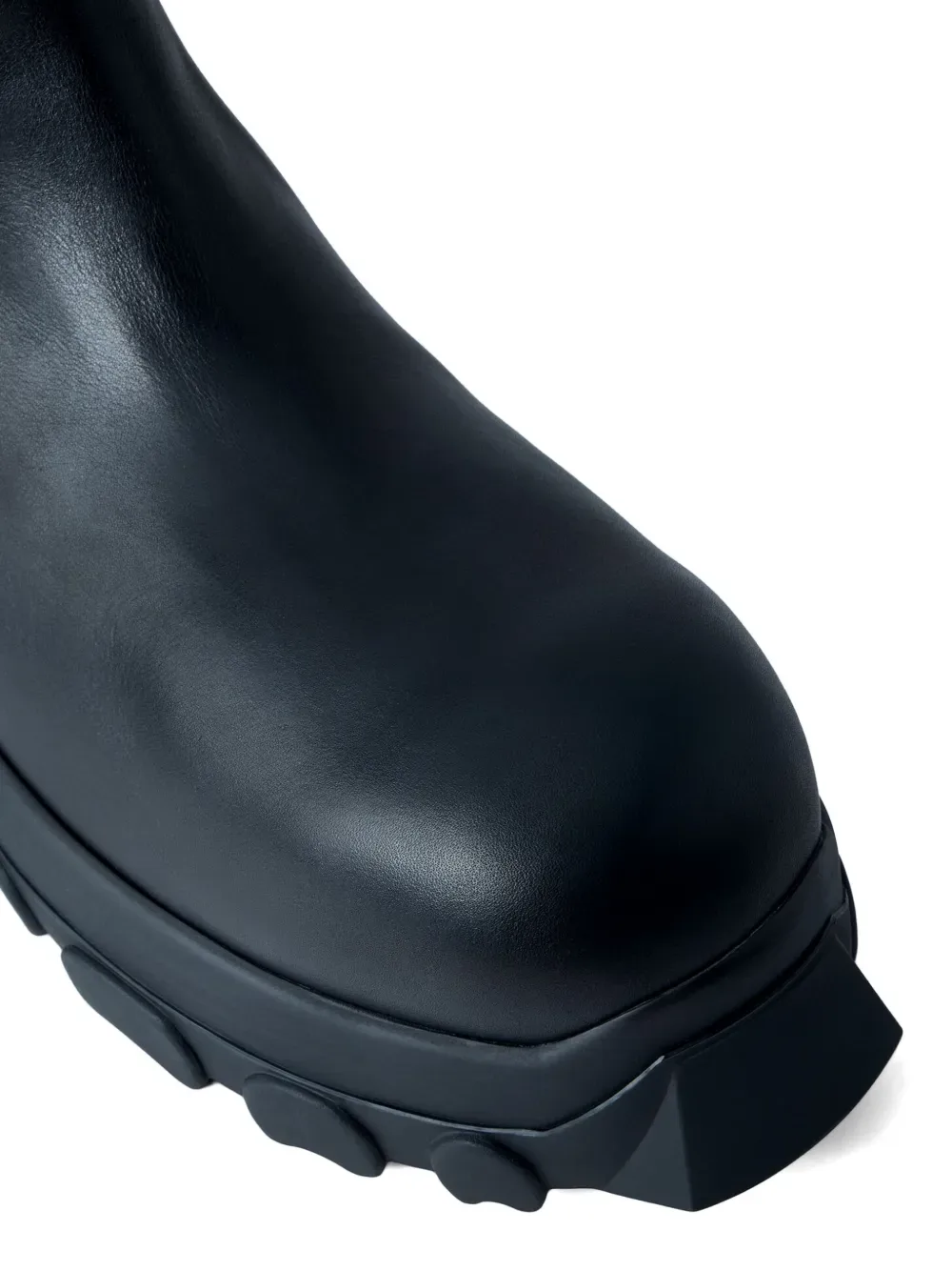 Кожаные челси с эластичными вставками Rick Owens, черный — фото 3