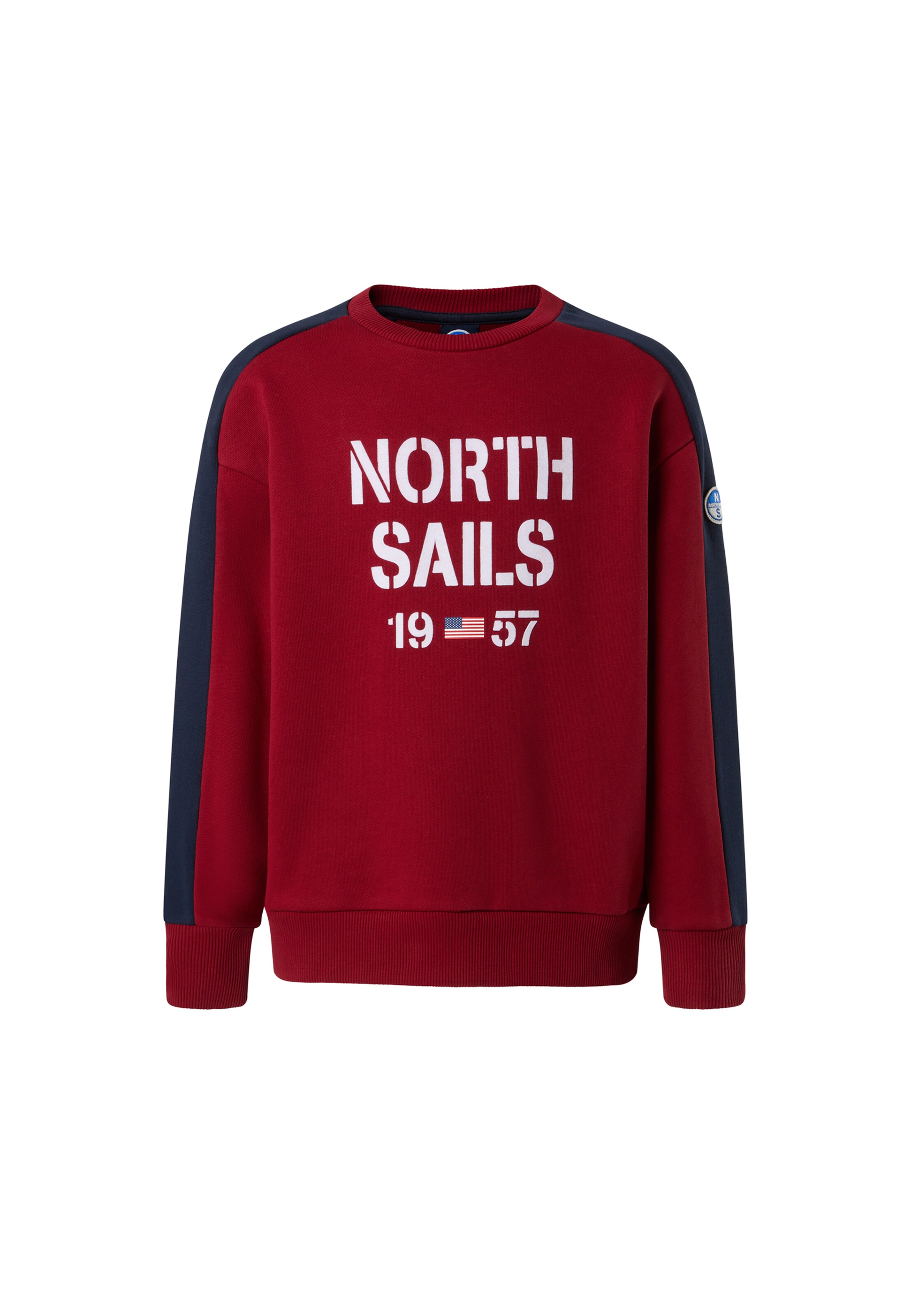 North Sails Толстовка в темно-красном цвете
