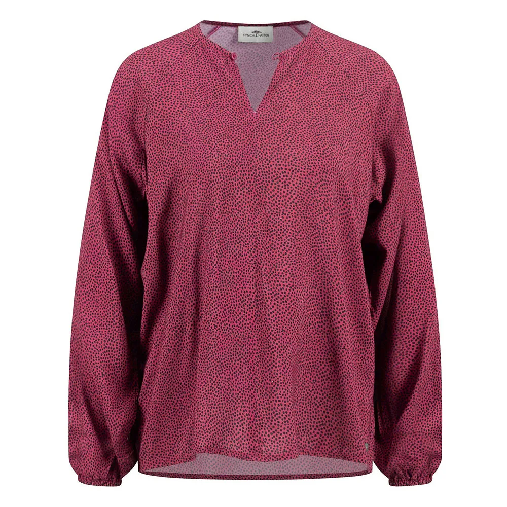 

Блузка Fynch Hatton Slit Dots long sleeve, красный