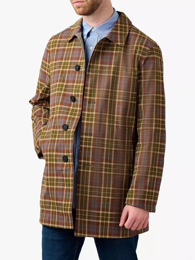 

Дождевик Guards London Montague Reversible Check, цвет brown/beige