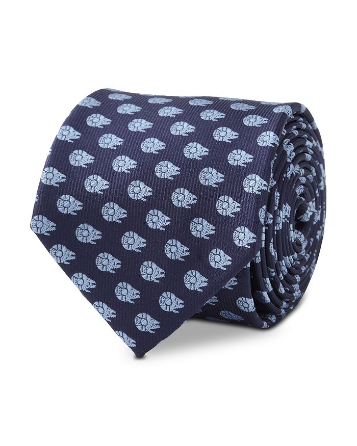 

Галстук в тон синего цвета Star Wars Millennium Falcon Cufflinks Inc, синий