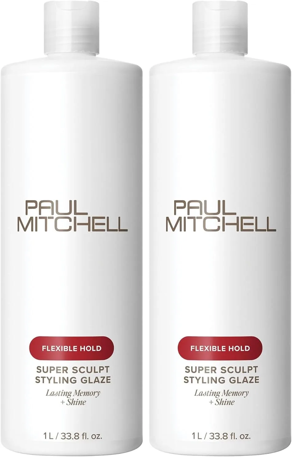 Укладка Paul Mitchell Super Sculpt Styling Glaze, гибкая фиксация, стойкий блеск и эффект памяти формы, подходит для всех типов волос. 1000 мл (2 шт.)