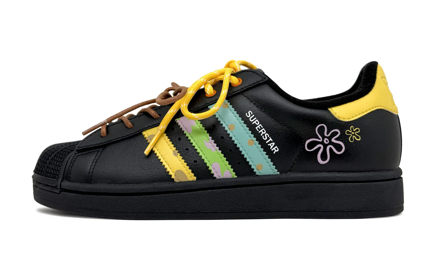 Adidas Originals Superstar 2 кожаные кроссовки для скейтбординга с амортизацией и износостойкой подошвой, черные, для подростков
