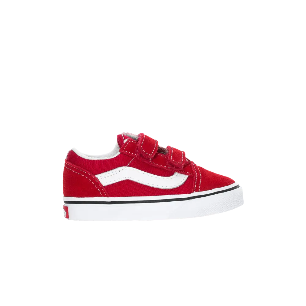 

Кроссовки Old Skool V Toddler Vans, красный