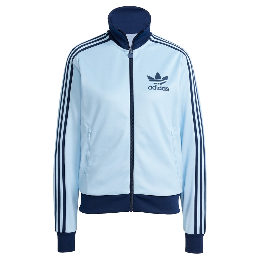 

Толстовка с капюшоном на молнии ADIDAS ORIGINALS Zip-Up Hoodie Beckenbauer, темно-синий/светло-синий