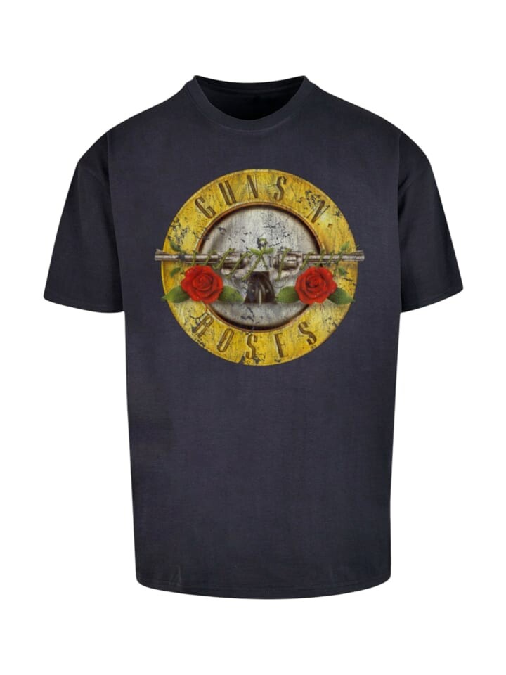 

Футболка F4NT4STIC Heavy Oversize T-Shirt Guns 'n' Roses Vintage Logo Black, цвет marineblau