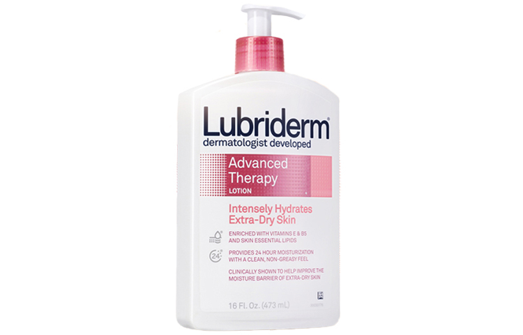 Ежедневный увлажняющий лосьон для тела Ruby Li Deng с витамином B5 Lubriderm, essence soothing body lotion 473ml*2 (fragrance free) — фото 4