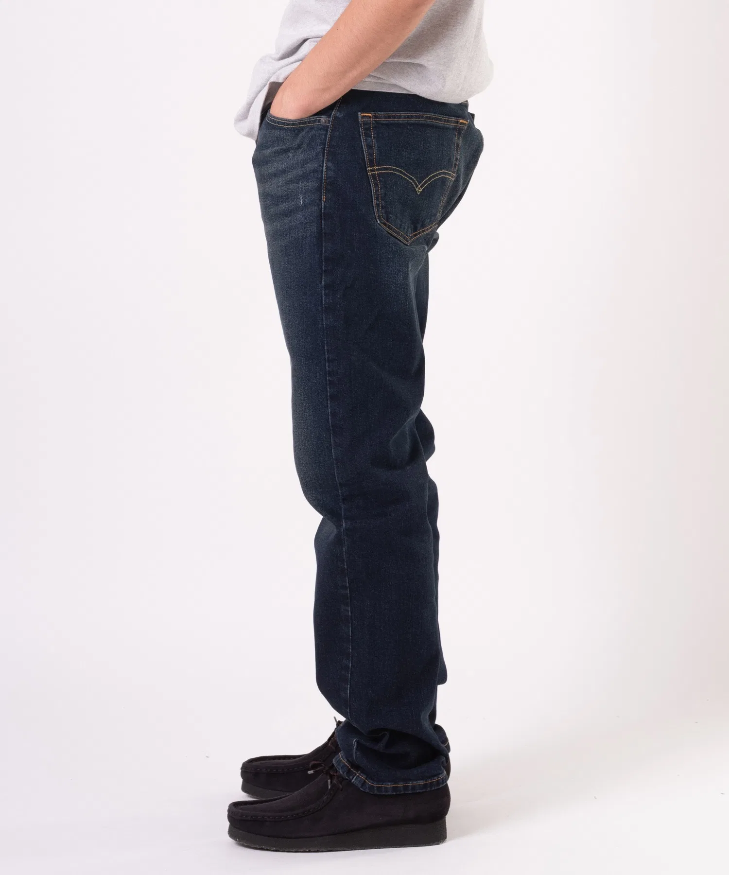 Джинсы Levi's 505™ Regular Fit, темно-синие. — фото 2