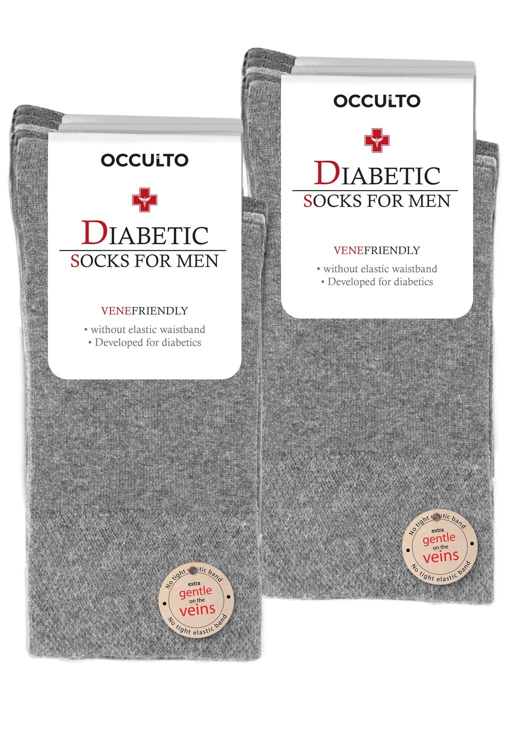 

Носки 10 PACK DIABETIKER OCCULTO, серый